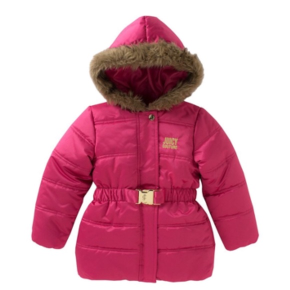 Juicy Couture Other - New Juicy Couture Puffer Jacket Faux Fur H30